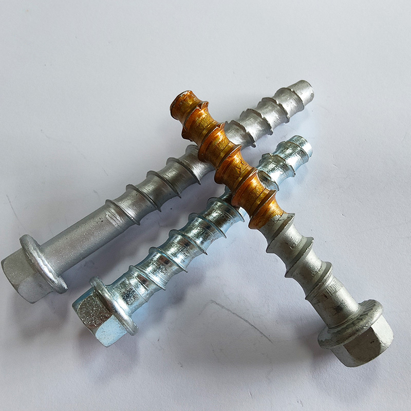 Large mechanical Dacromet 110B Hot Dip Galvanizing Serrated Hex Flange Head Concrete Screw Anchor