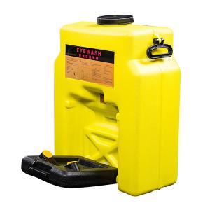 Quality Yellow Portable Gravity Fed Eyewash Station 14 Gallons 53 Liters 0204-1021 wholesale