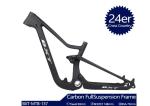 Children Carbon Fiber Full Suspension Mountain Bike Frame Mtb 24 For Kids