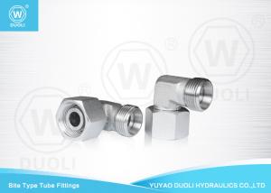 Quality High Pressure 90 Degree Elbow Reducer Tube Adaptor With Swivel Nut Carbon Steel wholesale