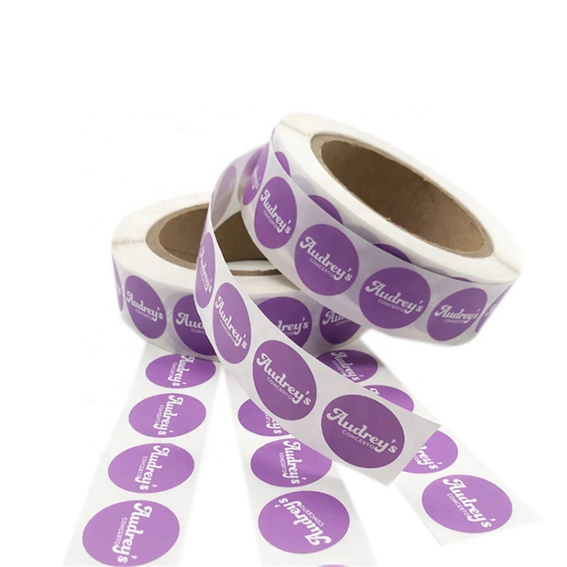 Hot Stamping Gold Foil Label Stickers Waterproof Custom Metal Stickers