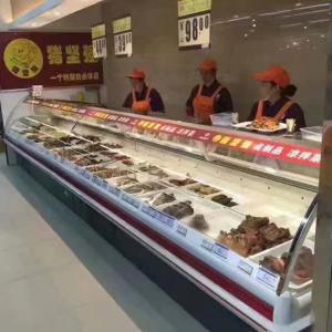 Quality 2.0 Meters Deli Display Fridge Deli Refrigeration Equipment Fan Cooling 580L Display Volume wholesale