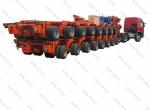 Heavy Duty Lowbed Hydraulic Modular Loader Semi Trailer Load Capacity 200t