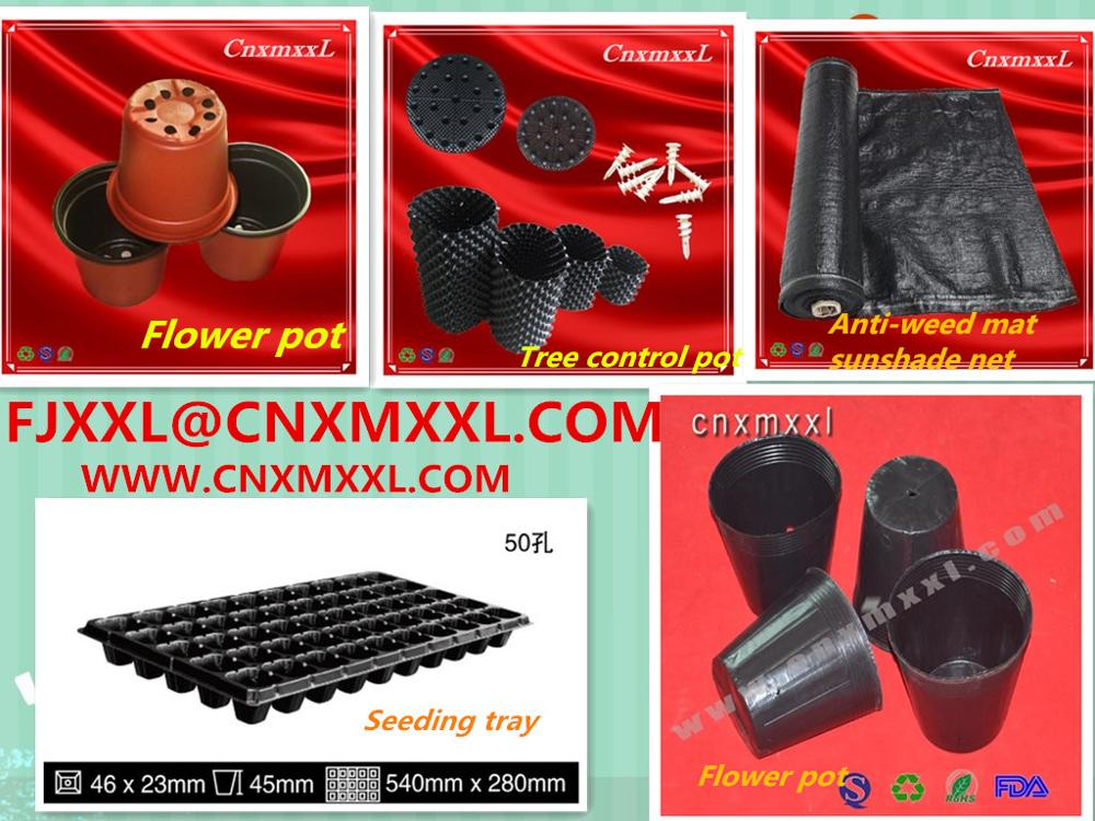 HDPE material black plastic root control pots for Locust