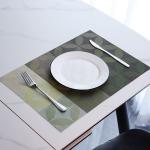 Anti-Skid PVC Place Mats for Breakfast Sustainable and Heat Resistant in Home