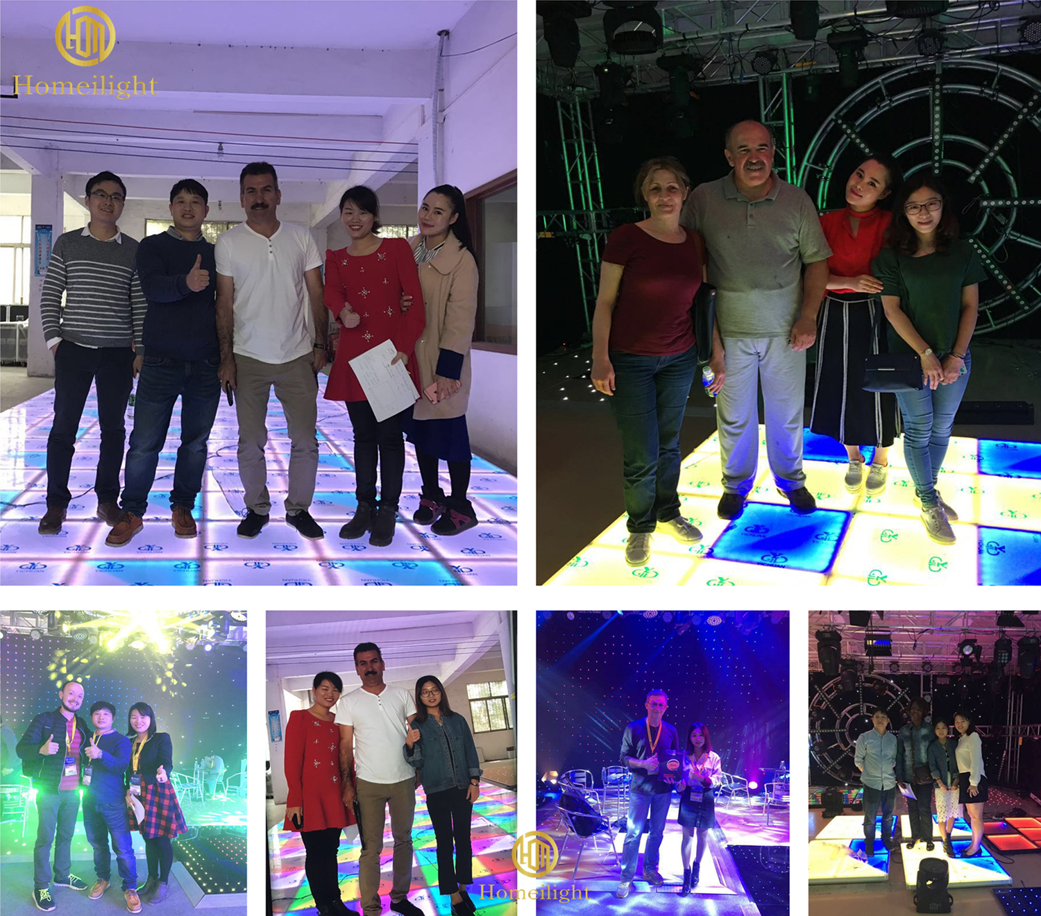 Christmas LED Dance Floor Lights for Event Single Party Year Reunion 50*50*7cm Tiles
