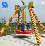Funfair Ground Pendulum Swing Ride , Custom 6 Seats Mini Frisbee Ride