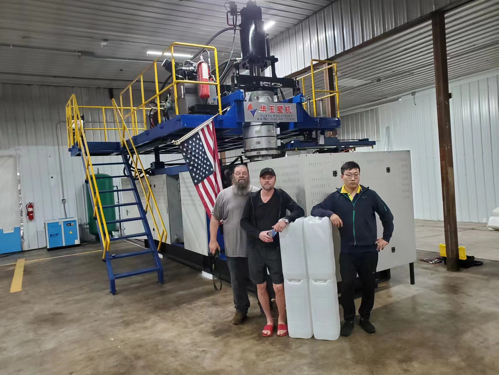 Plastic Pallet Blow Moulding Machine 2 Layers Double Side