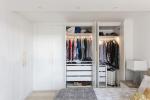 Contemporary European Style Walk-in Wooden Bedroom Wardrobe Closet for Custom