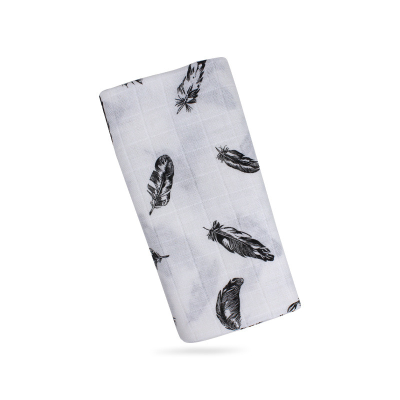 PMF 014 100 Cotton Printed Muslin Fabric Customized Print Anti Pilling