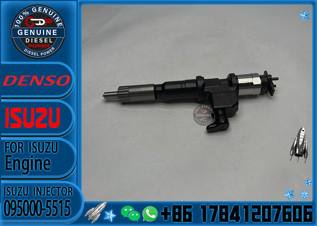 High Quality Common Rail Injector 095000-5515 095000-5516 095000-5517 for 6WF1 6WG1 Diesel Nozzle