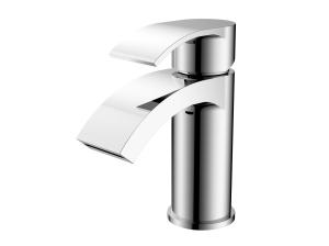 Quality Durable Brass Construction Basin Mixer Faucet Black Chrome Finish wholesale
