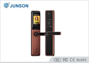 China WIFI Tuya App Smart Fingerprint Door Locks With Peephole Camera on sale