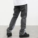 Custom Streetwear Pant 100% Cotton Jogger Elasticated Waistband Black Men Blank