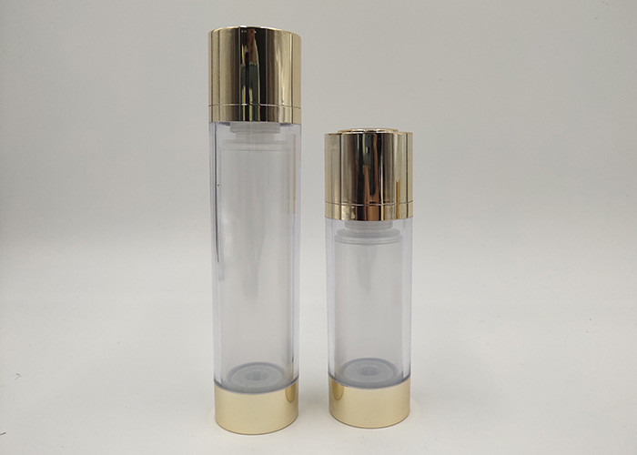Dropper Cap Airless Pump Cosmetic Bottles , Vacuum Lotion Bottle 30ml Volume
