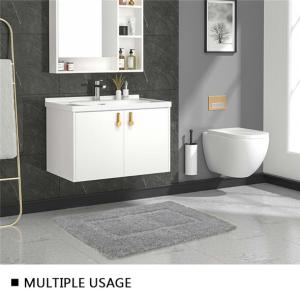 Quality Durable Microfiber Anti Slip Shower Mat Rectangle Rubber Backed Bath Rugs wholesale
