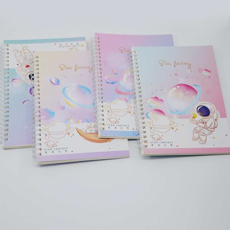 Customized School Student Environmentally Spiral Hardcover Nurses Notebook Professional Notebook Journal