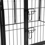 Box Shaped Heavy Duty Steel Dog Crate Powder Coated Durable Good Looking