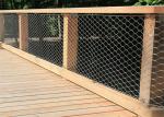 304 316 Stainless Steel Woven Wire Mesh Anti Falling Customized 60x60mm