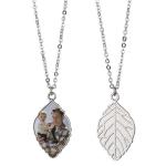 Flat Chain Necklace Sublimation Couple Pendant Necklace Jewelry