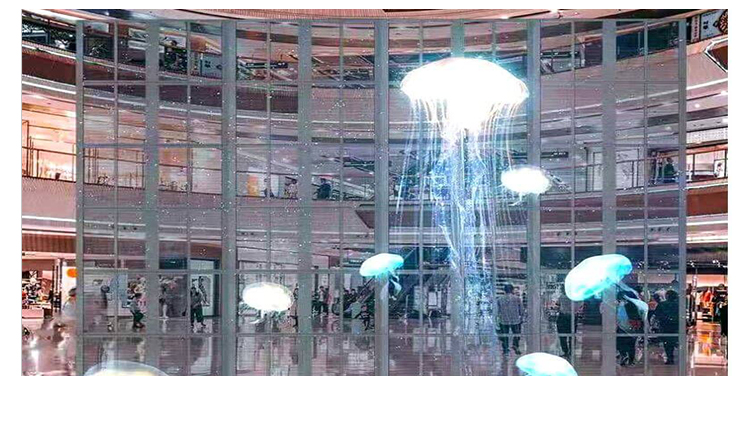 LED Transparent Video Wall P6 SMD Indoor/Outdoor Display with CE ROHS FCC Certificate