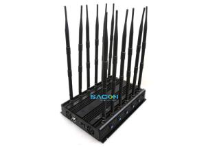 Quality 30w Powerful Wireless Prison Cell Phone Jammers 12 Antennas Block 315Mhz 433Mhz wholesale