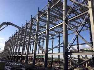 China Fast Install Prefabricated Steel Structure Warehouse Buildings Customized on sale