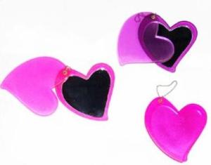 Quality heart shape one side pocket mirror wholesale