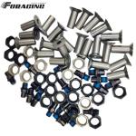 Universal Sport Bike Pedal Stainless Steel Countersunk Sleeve Nut M4 Perfect for