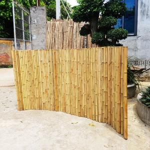 Quality Smoked Decorative Bamboo Fence Screen Fencing For Nursery Garden Green House wholesale
