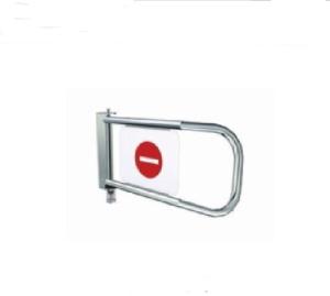 China Stainless Steel Supermarket Swing Gate Mechanical Access Swing Barrier Gate on sale