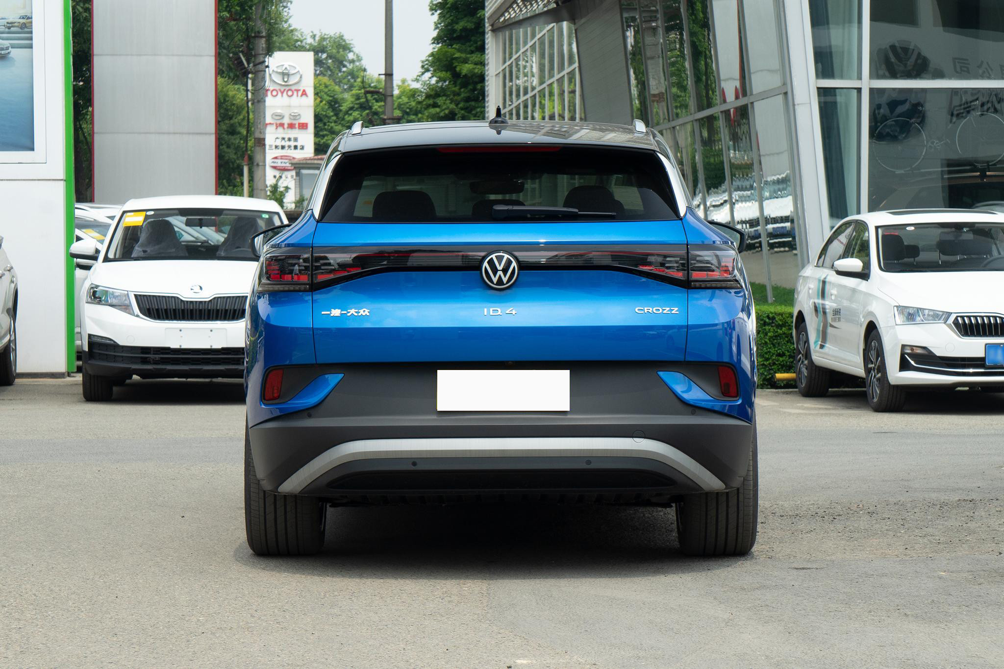 5 Seat Volkswagen EV Car ID4 Crozz VW Electric Vehicles Left Hand With Sunroof