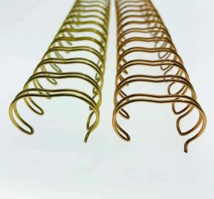 Quality 5/8'' Glossy Nylon Coated Double Wire Spiral Binding Coil wholesale