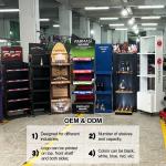 Customized beer/wine/water/bottle display rack led lighted glowing detachable