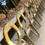 Hollow Back Round gold events chairs munufacturer