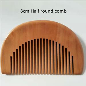 Quality Portable Beard Handmade Wooden Comb Mahogany Bimonthly Straight wholesale