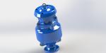 Vacuum Spill Free Sewage Air Release Valve For Wastewater , Fushion Bonded Epoxy