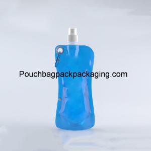 Quality Water bag liquid pouch spout plastic drink bag foldable portable wholesale