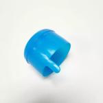 Food Grade PE 5 Gallon Non Spill Caps Blue Color 55mm Diameter Rubber Liner