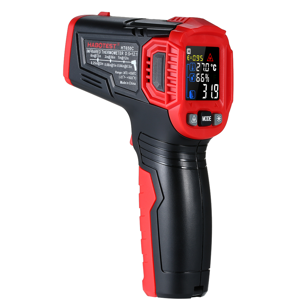 RoHS 550 Degree Digital Laser Infrared Thermometer