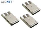 2 Ports Ganged QSFP28 Cage SFP Cage Assembly Stainless Steel Construction
