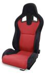Double Or Single Slider Sport Racing Seats / Fabric Suede Racing Seats