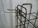 Metal Wire Baseball Cap Display Rack / Multiple Shelves Floor Standing Hat Rack