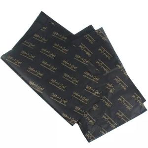 Quality Custom Gold Brand Logo Printing Gift Wrapping Tissue Paper For Packing wholesale