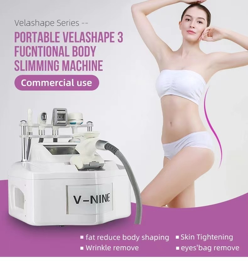 OEM Fat Freezing Vela Fat Dissolve Machine , Portable Body Slimming Beauty Machine