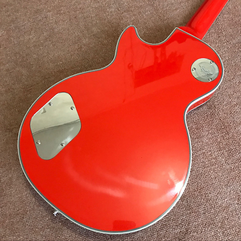 Custom hot selling orange Lp electric guitar guitar musical instruments mahogany body neck