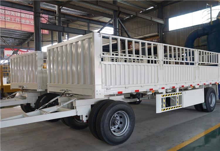 3 Axle Fence Livestock Drawbar Trailer for Sale-CIMC Manufacturer