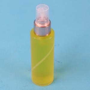Quality Plastic PET Frosted Cylinder Cosmetic Empty Spray Bottle 100ml wholesale