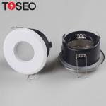 Recessed Waterproof Bathroom Spotlights , GU5.3 White Bathroom Ceiling Light