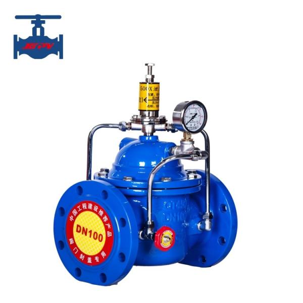 Adjustable Hydraulic Pressure Relief Valve Ductile Iron Automatic Pressure